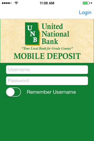 UNB Mobile Deposit screenshot 2