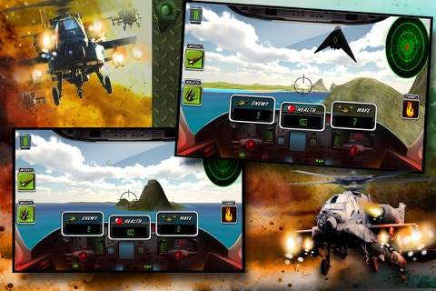 Air Gunship 3D - Strike Helicopter Cavalry Battle Simulator (Free Game) screenshot 2
