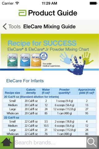 Abbott Nutrition Product Guide screenshot 4