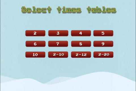 Times Tables Endless Runner - Christmas Edition screenshot 3