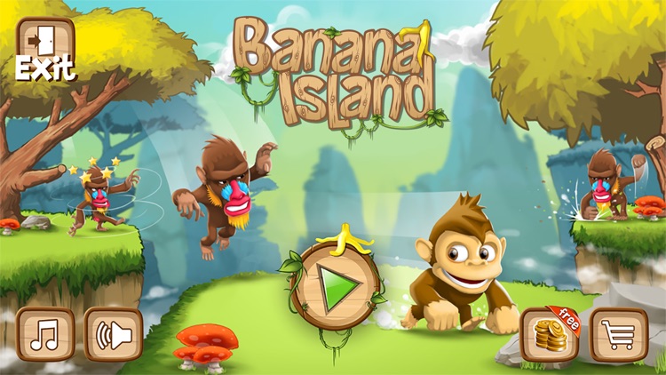 Banana Island - Monkey Run Game