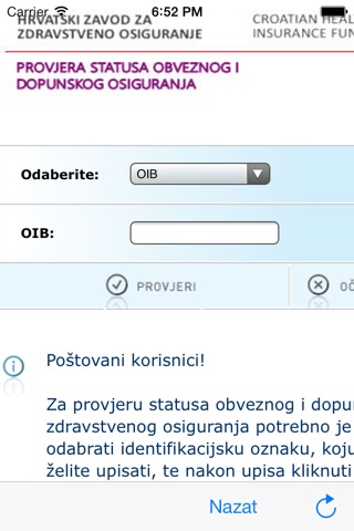 HZZO Hrvatski Zavod za Zdravstveno Osiguranje screenshot 2