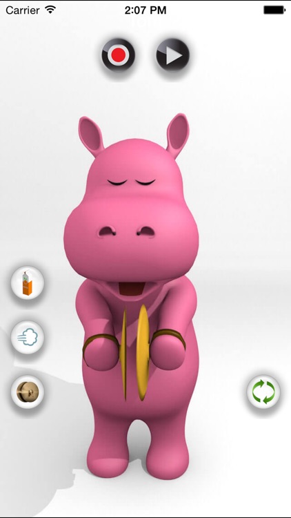 Talking Pink Hippo screenshot-3