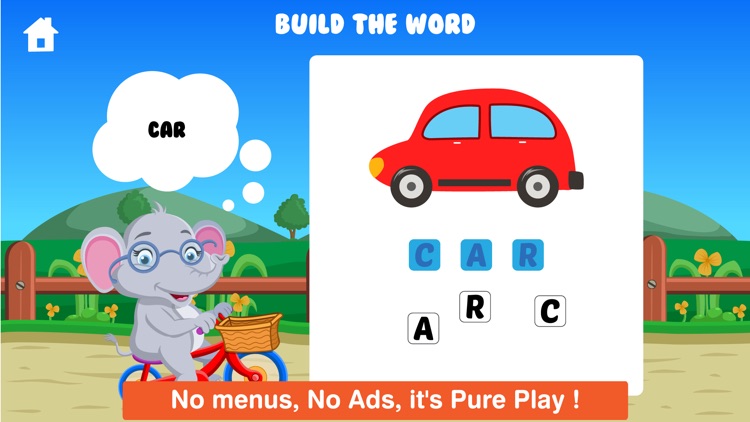 Elephant Preschool Playtime - Toddlers and Kindergarten Educational Learning ABC Numbers Shape Puzzle Adventure Game for Toddler Kids Explorers screenshot-4