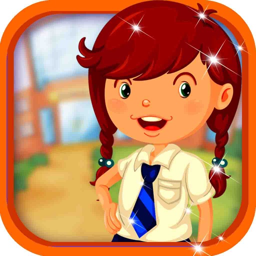 Aaa! Campus Girl Dressup Beauty Fashion Salon Icon