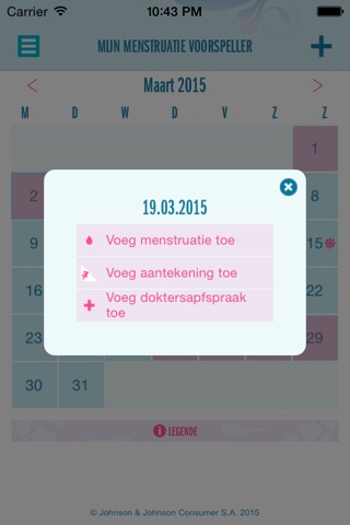 o.b.® calendrier screenshot 3