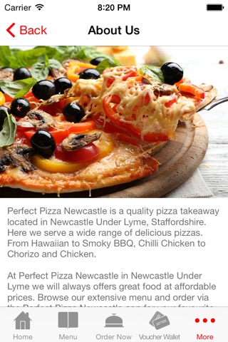 Perfect Pizza Newcastle screenshot 2