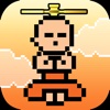 Tiny Monk Copter - Play Free 8-bit Retro Pixel Helicopter Games