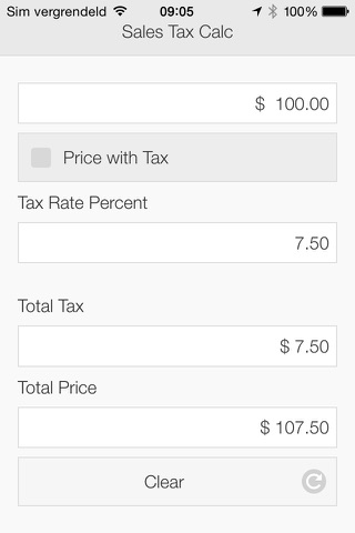 Sales Tax Calculator Lite screenshot 2