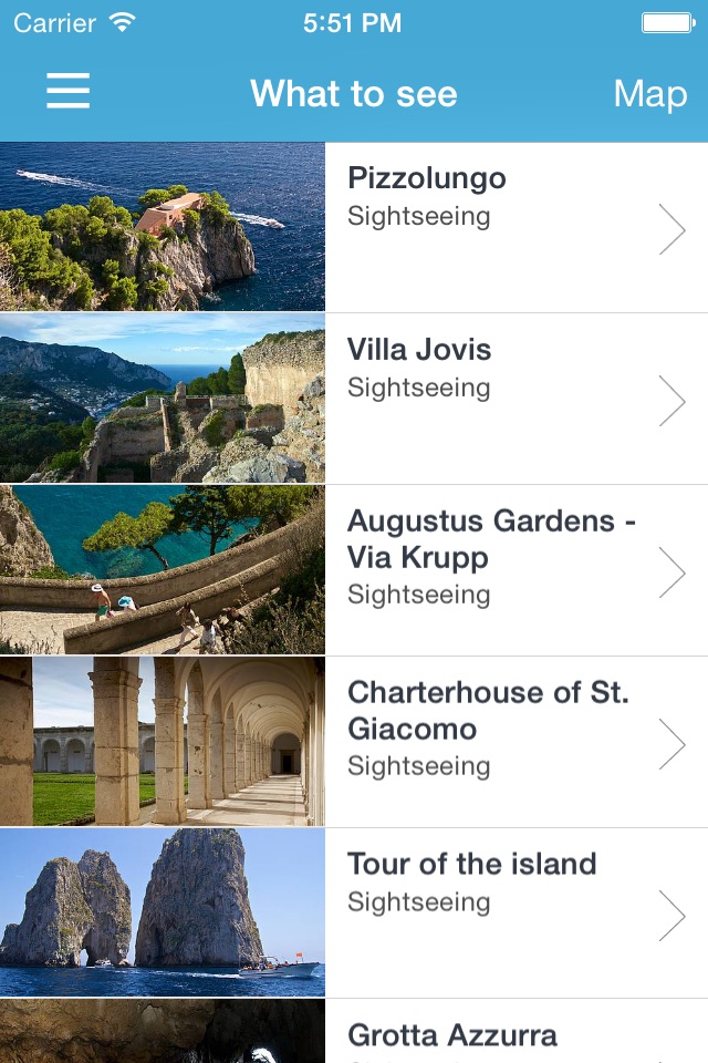 Info Capri screenshot 2