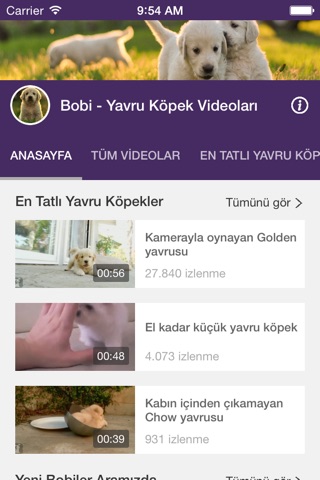 Yavru Köpek Videoları screenshot 2