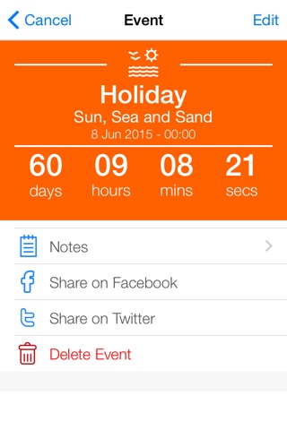 Event Countdown - Calendar App screenshot 2