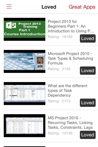 Videos Training For Project Pro screenshot 3