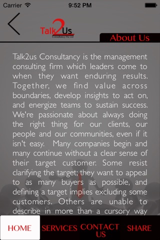 Talk2UsConsultancy screenshot 2