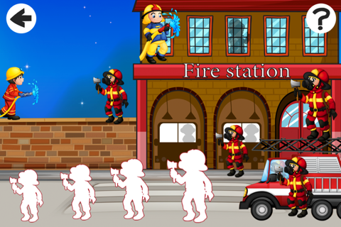 Alert Fire: Sort By Size Game for Children to Learn and Play with Firefighters screenshot 3