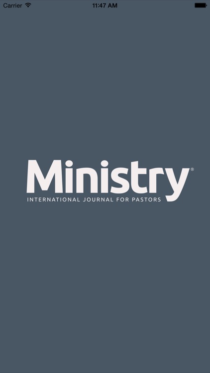 Ministry Magazine