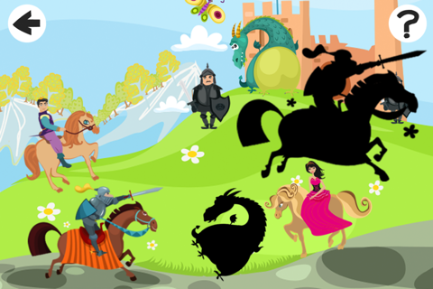 A Castle & Knight-s Little Kid-s Game-s Toddler School screenshot 2