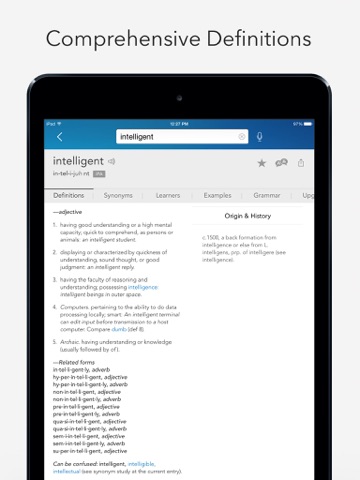 Dictionary.com for iPad screenshot 2