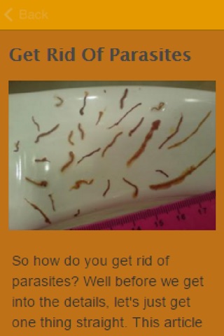 How To Get Rid Of Parasites screenshot 3