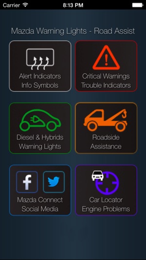 App for Mazda with Mazda Warning Lights 