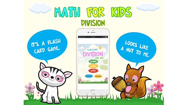 Division for Kids: Animal Flash Cards