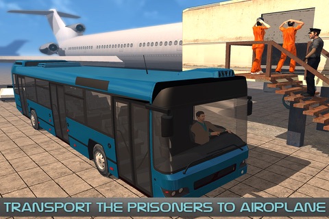 Airport Bus Prison Transport Sim-ulator screenshot 4