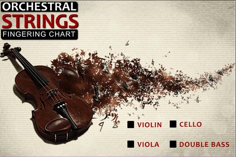 Orchestral Strings Fingering Chart (Violin, Viola, Cello, String Bass) screenshot 2
