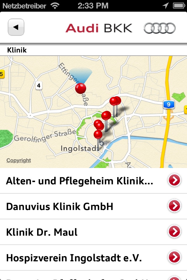 Audi BKK Notfall-Hilfe screenshot 4