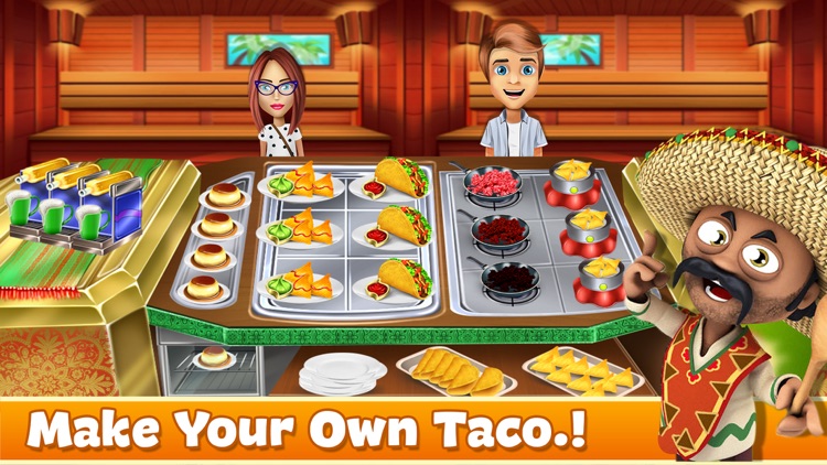 Taco Kitchen Cafeteria  - A Mexican Chef Master Food Cooking Scramble Maker games (Kids & Girls)
