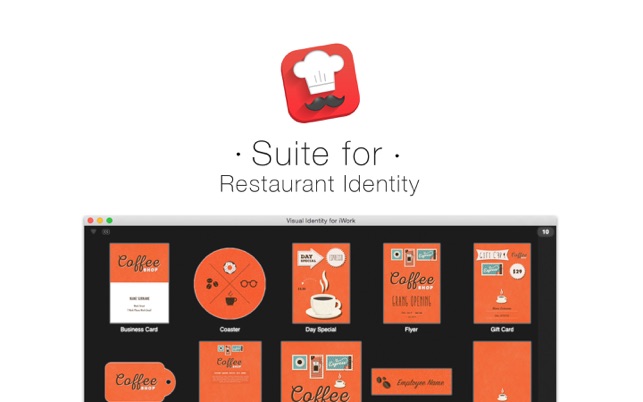 Suite for Restaurant Identity for iWork 