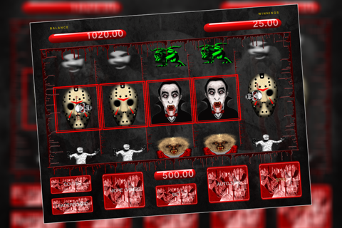 Slots Machine - Horror and Scary Monster Special Edition - Free Edition screenshot 4