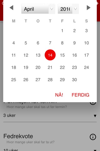 PermisjonsPlanleggeren screenshot 2