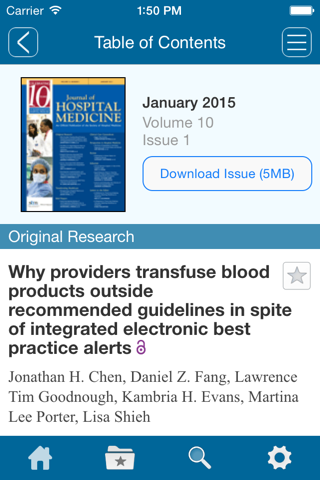 The Journal of Hospital Medicine screenshot 3
