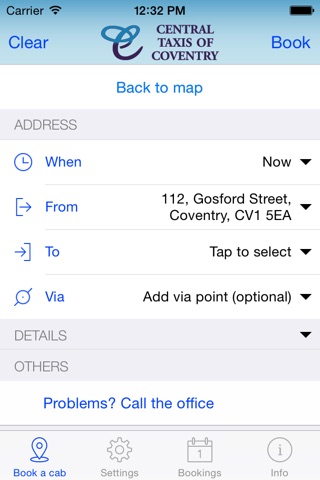 Central Taxis Coventry screenshot 2