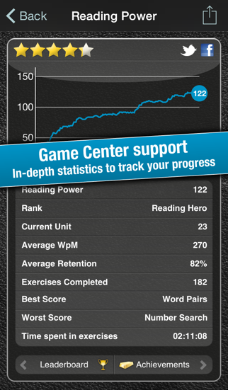 Reading Trainer for iPhone Screenshot 5