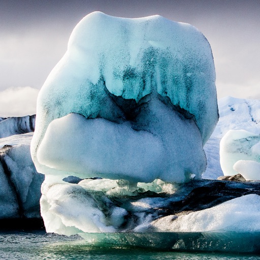Iceberg: ice mountains icon