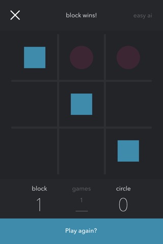 BlockCircleBlock — a tic tac toe game screenshot 3