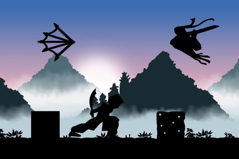 Ninja Shadow Run - Combat Samurai Games HD screenshot 2