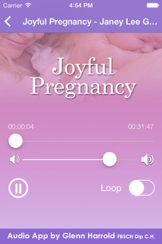 Joyful Pregnancy by Glenn Harrold & Janey Lee Grace: Pregnancy Advice & Self-Hypnosis Relaxation screenshot 3