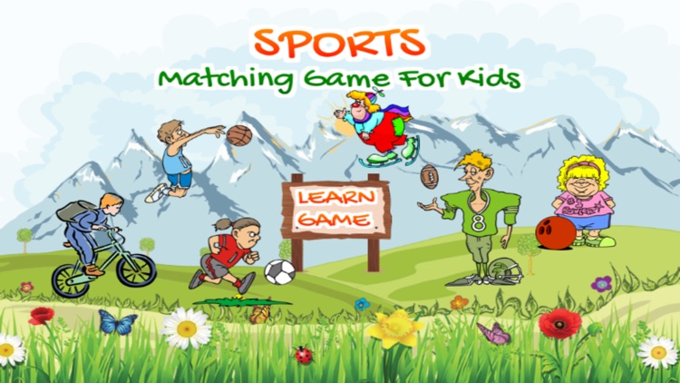 Sports Matching Game For Kids