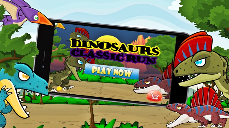 Dinosaur Classic Run fighting And Shooting Games