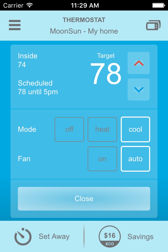 EcoFactor Thermostat screenshot 4