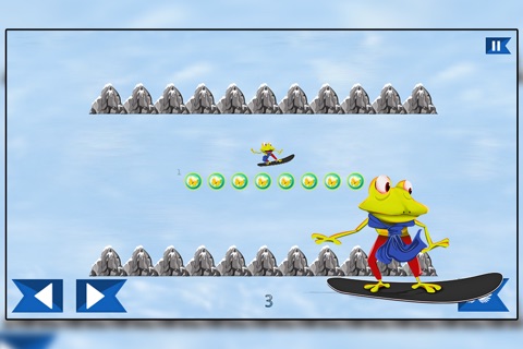 Super Froggy Ski : The Snow Forest Fun Escape Race - Free screenshot 3