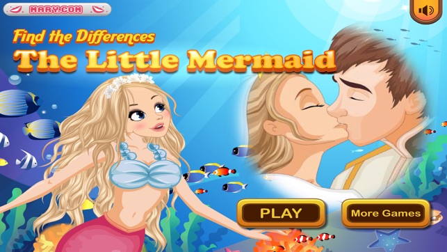 Little Mermaid - Find the differences game for kids(圖1)-速報App