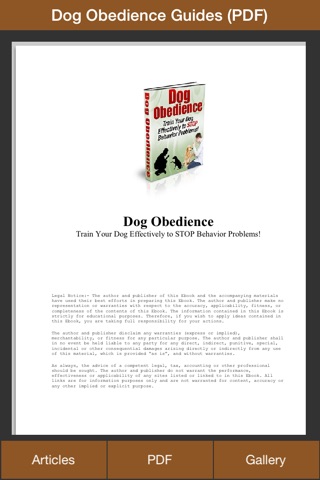 Dog Obedience Guides - Train Your Dog Effectively, Dog Training Tips, Dog Gallery screenshot 4