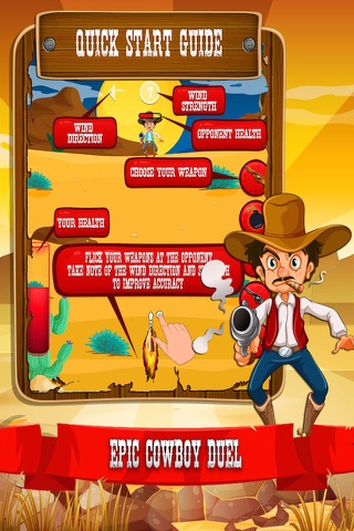 Cowboy Quickdraw - Wild West Shootout! screenshot 2