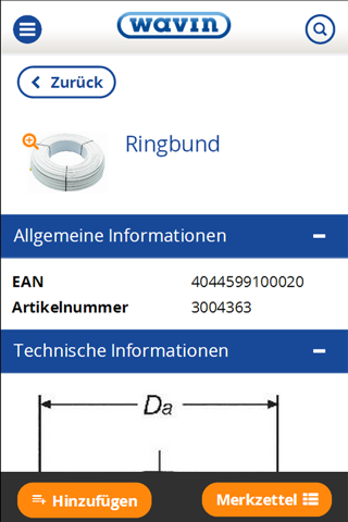 WAVIN-APP Gebaeudetechnik screenshot 2