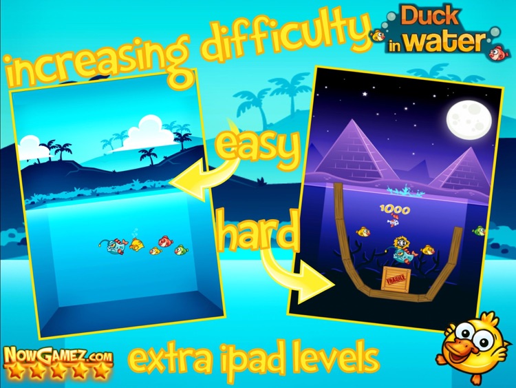 Duck in Water HD - Funny Games a Free Skill Puzzle for Kids screenshot-4