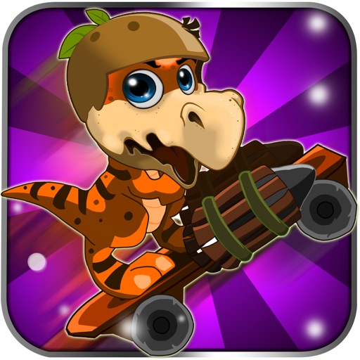 Jurassic Dark PRO – Cute Dinosaur Dash on a Surfer Skateboard icon