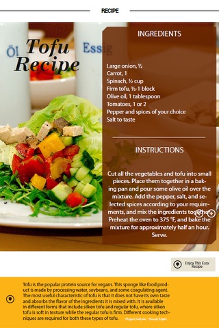 'iLiveVeg: The Magazine For Cooking Light with Mediterranean Diet and Raw Food Recipes for Dinner screenshot 2